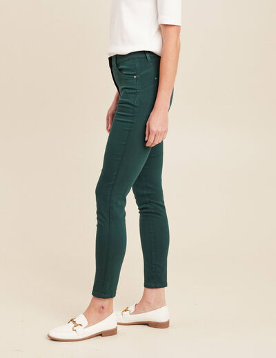Pantalon magique Le L&eacute;ger coupe ajust&eacute;e vert fonc&eacute; femme
