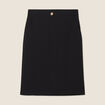Jupe droite noir femme