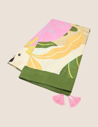 Paréo multicolore femme