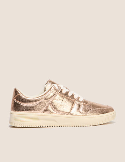 Baskets rose clair femme