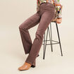 Jean magique L'Unique coupe bootcut marron clair femme