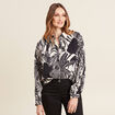 Chemise manches longues blanc femme