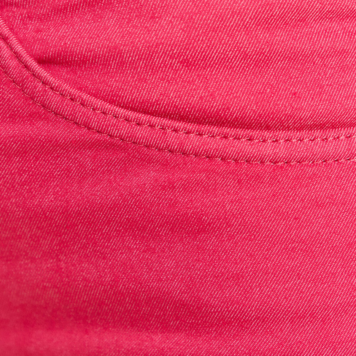 Pantalon léger taille standard 7/8ème rose fushia femme