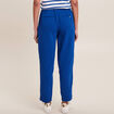 Pantalon urbain 7/8&egrave;me bleu electrique femme