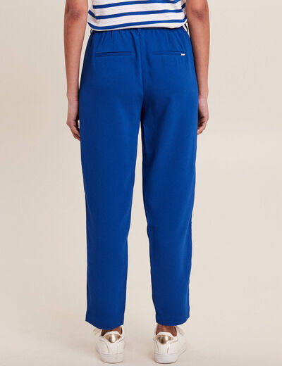 Pantalon urbain 7/8ème bleu electrique femme