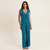 Combinaison pantalon vert femme