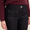 Jean bootcut taille standard denim brut femme