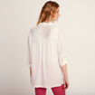 Chemise manches longues ecru femme