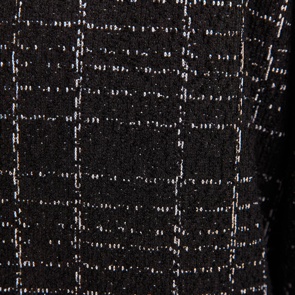 Veste droite boutonn&eacute;e noir femme