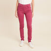 Jean magique ajusté taille standard vieux rose femme