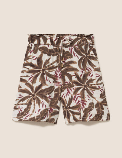 Bermuda marron femme