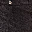 Pantalon large &agrave; paillettes noir femme