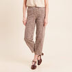 Pantalon magique Le L&eacute;ger coupe barrel beige femme