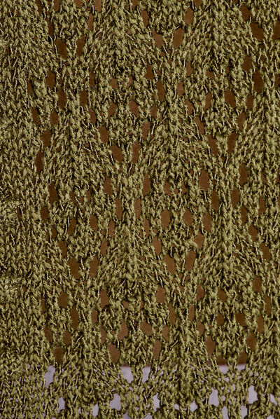 Pull à manches 3/4 vert olive femme