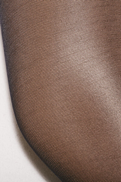 Collants effet ventre plat noir femme