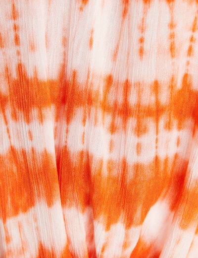 Blouse sans manches orange femme
