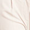 Pantalon taille haute en velours sable femme