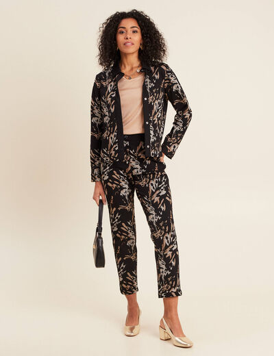 Veste réversible noir femme