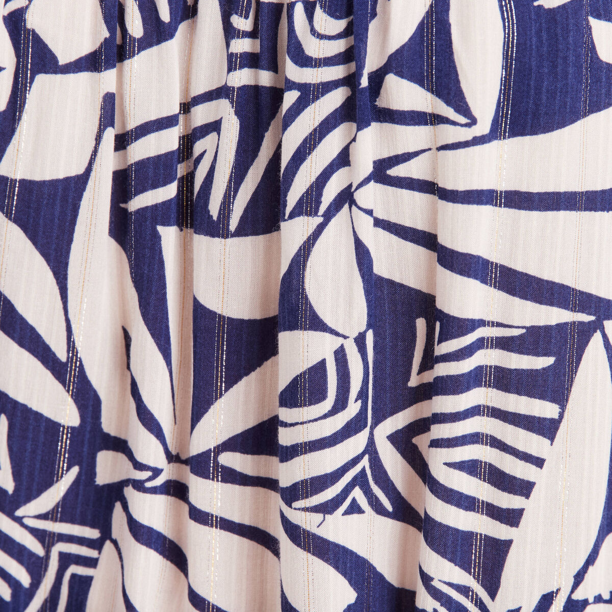 Blouse bretelles fines bleu femme