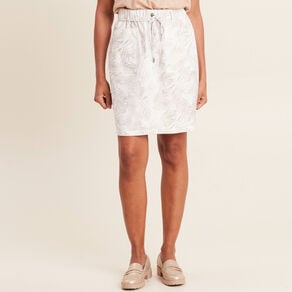 jupe droite reversible ivoire femme Jupe droite réversible ivoire femme