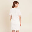 T-shirt manches courtes ecru femme