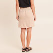 Jupe standard aspect lin sable femme