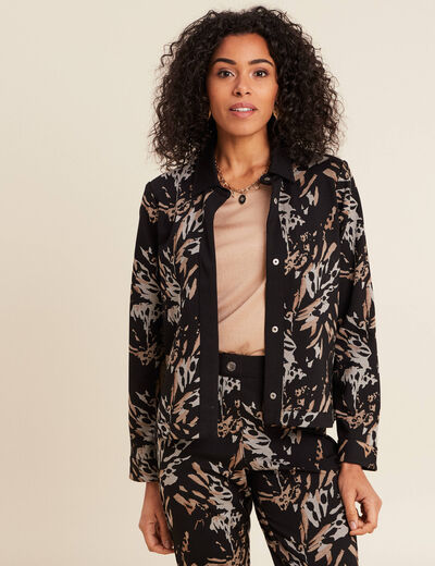 Veste réversible noir femme