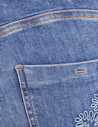Jean magique L'Unique coupe bootcut denim stone femme