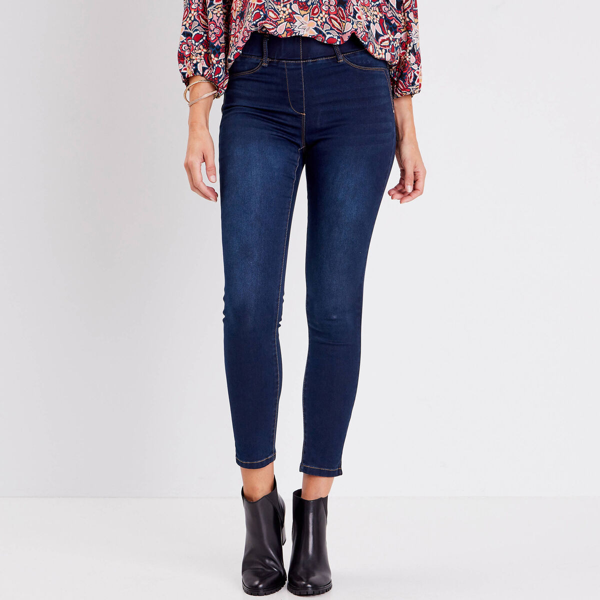Tregging taille standard denim brut femme