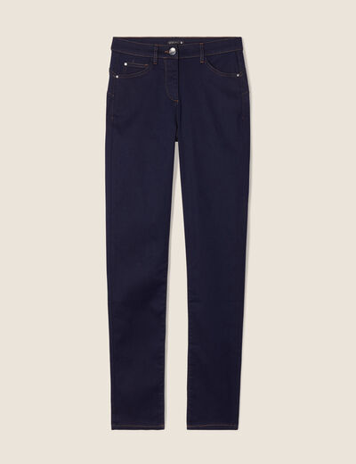 Jean magique Le L&eacute;ger coupe ajust&eacute;e long denim brut femme