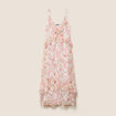 Robe &eacute;vas&eacute;e fluide multicolore femme