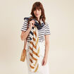 Foulard bleu ciel femme