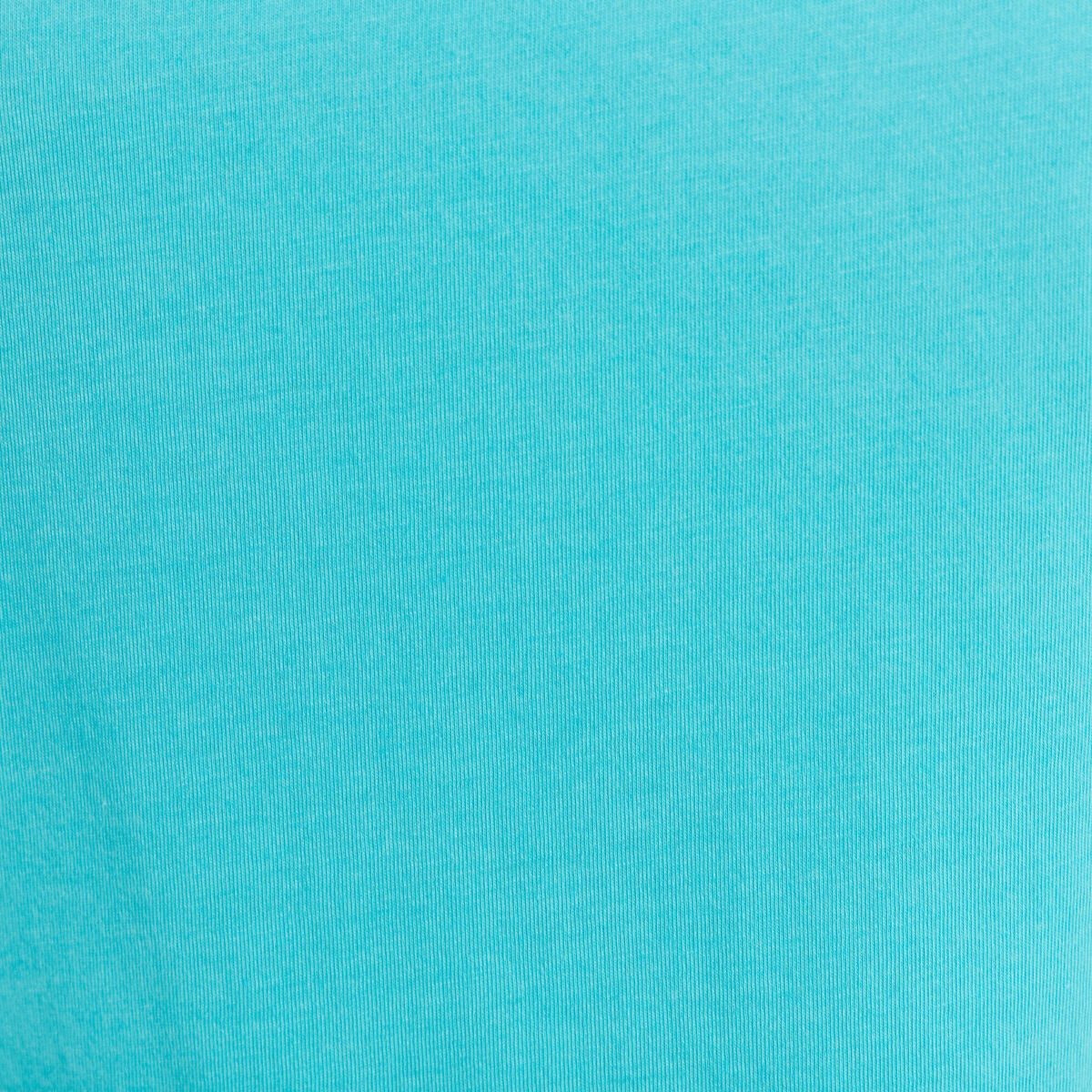 T-shirt col rond manches courtes vert turquoise femme