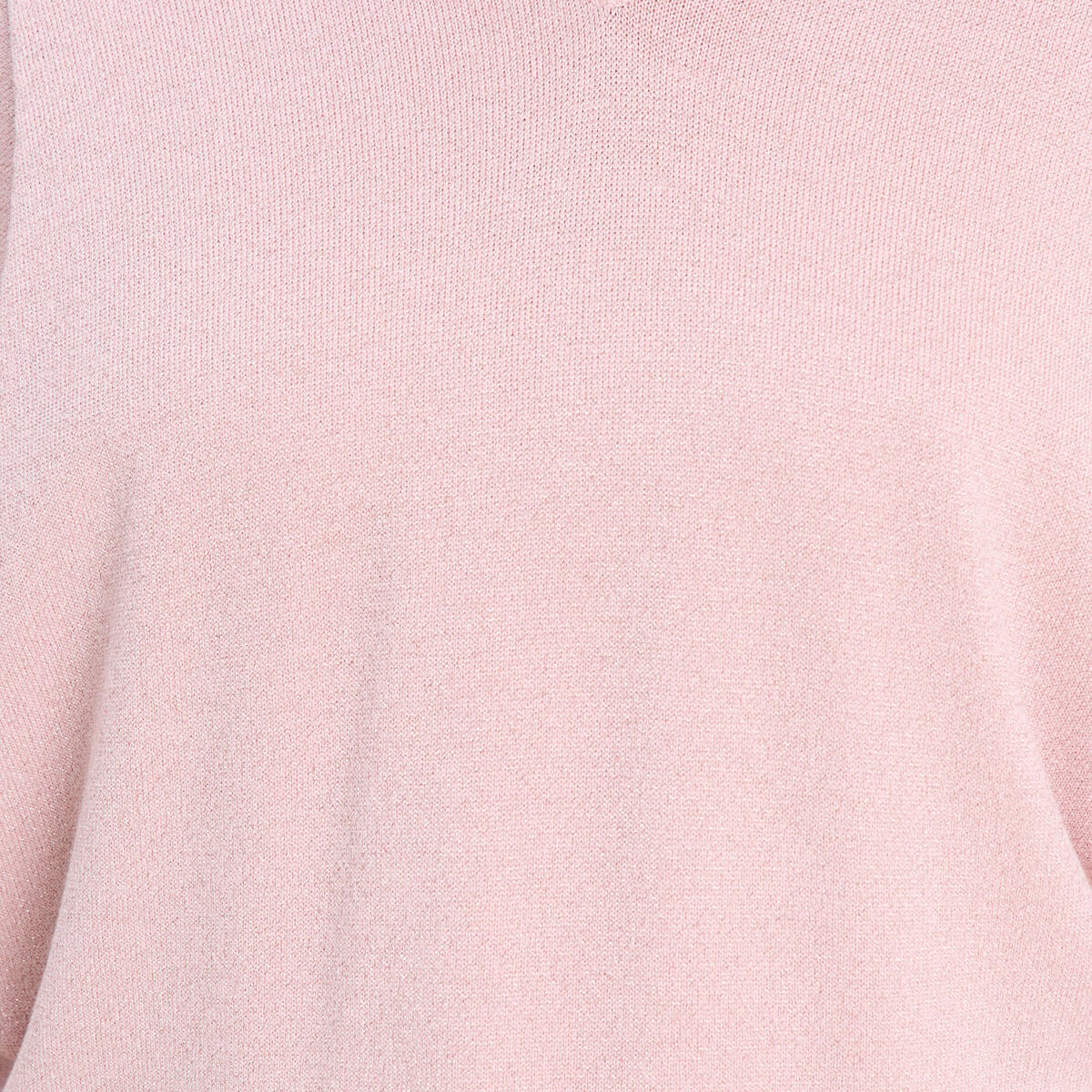 Pull manches longues rose clair femme