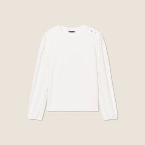 sweat manches longues ecru femme Sweat manches longues ecru femme