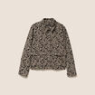 Veste droite doublée noir femme