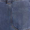 Jean large 7/8&egrave;me denim double stone femme