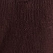 Pull droit manches longues marron fonc&eacute; femme