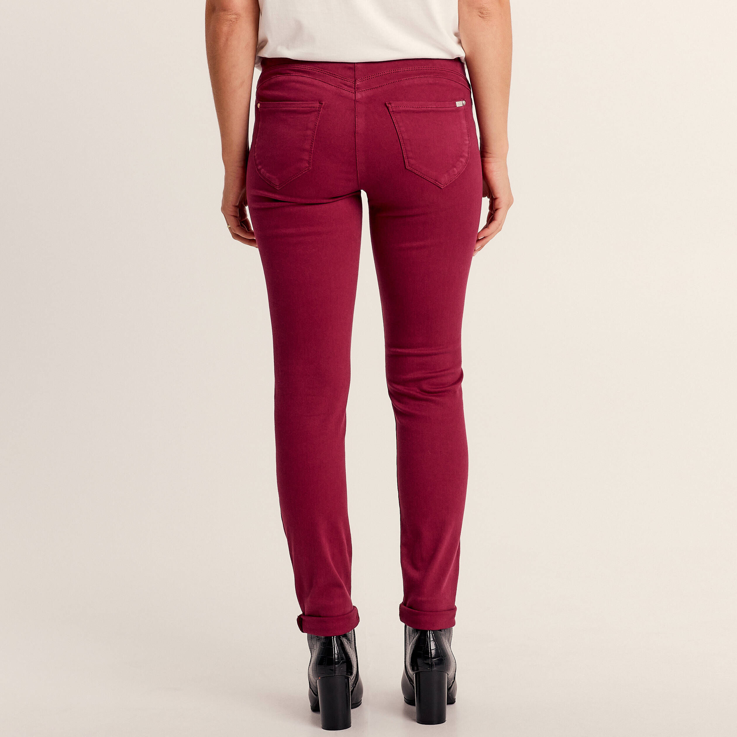 Jeans femme Rouge Br al