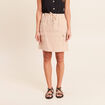 Jupe standard aspect lin sable femme