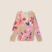 Pull manches longues beige femme