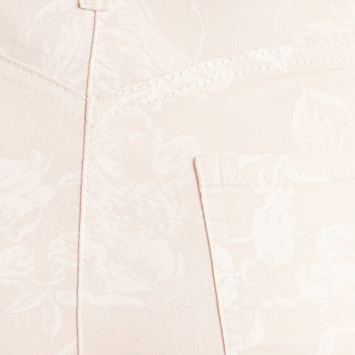 Pantalon magique Le L&eacute;ger coupe ajust&eacute;e beige femme