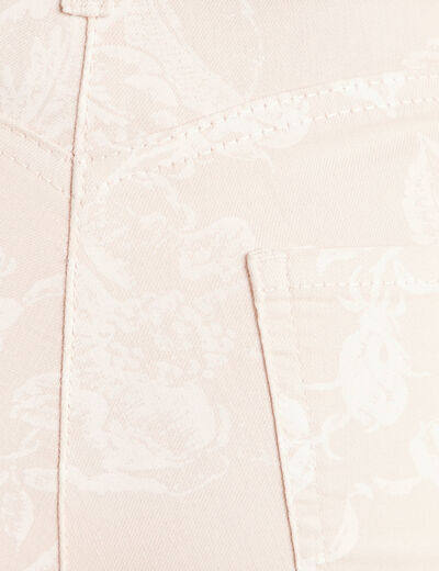 Pantalon magique Le L&eacute;ger coupe ajust&eacute;e beige femme