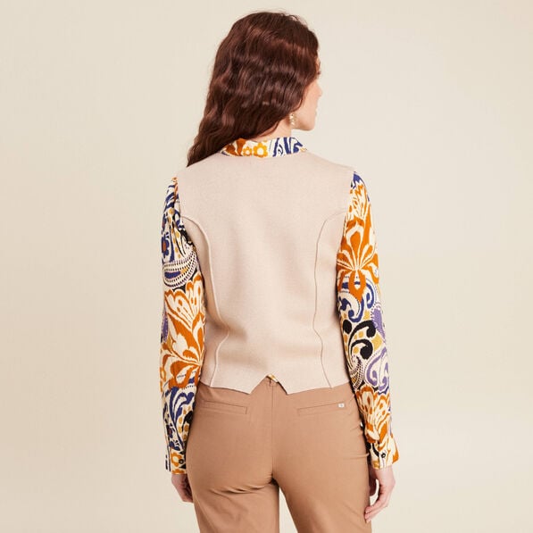 gilet sans manches couleur or femme Gilet sans manches couleur or femme