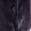 Gilet droit sans manches fausse fourrure bleu fonc&eacute; femme