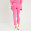 Pantalon ajust&eacute; rose fushia femme