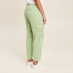 Pantalon cargo vert émeraude femme