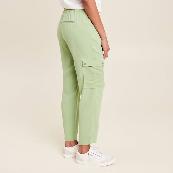 pantalon cargo vert emeraude femme Pantalon cargo vert émeraude femme