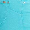 Pantacourt magique Le L&eacute;ger coupe droite vert turquoise femme