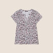 Blouse manches courtes beige femme